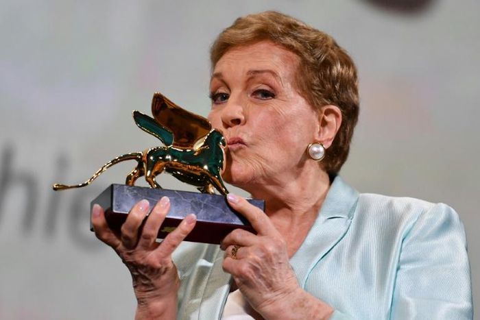 Andrews, 83, insisted that she was "never a goodie two shoes" as she picked up a lifetime achievement award at the Venice film festival