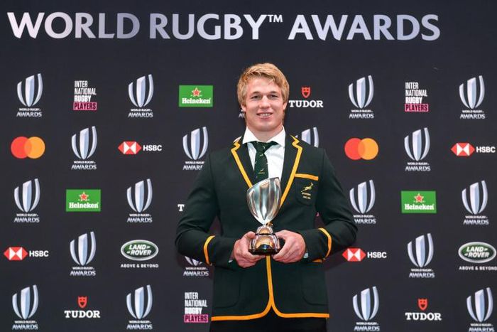 South Africa's Pieter-Steph du Toit was a towering presence in the World Cup final