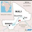 Mali map showing site of the blast