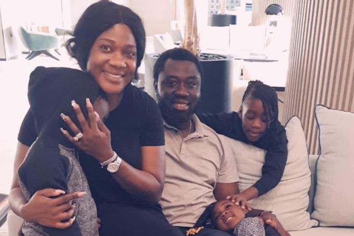 Mercy Johnson-Okojie and her husband, Prince Odi Okojie are celebrating their eighth wedding anniversary today and she can't keep calm about it.[Instagram/MercyJohnsonOkojie]
