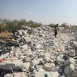 Ruins near the northwestern Syrian village of Barisha after a US helicopter-borne assault that ended in the death of the leader of Islamic State, Abu Bakr al-Baghdadi