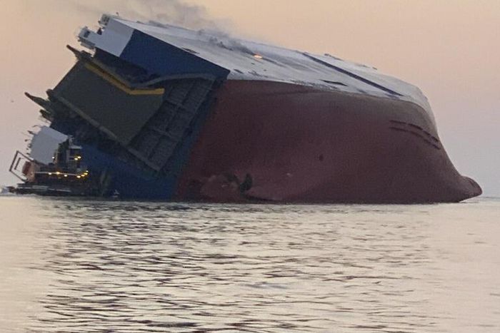 4 Missing After Cargo Ship Capsizes Off Georgia Coast