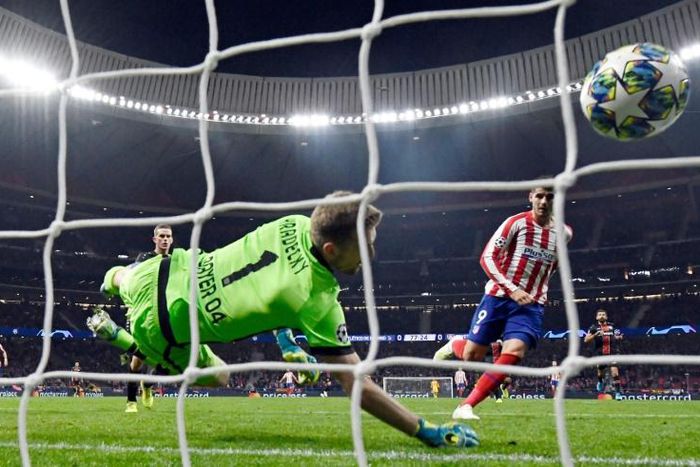 Alvaro Morata headed in the winner as Atletico Madrid beat Bayer Leverkusen in the Champions League on Tuesday.