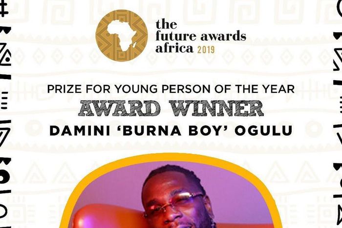 Young Person Of the year (Burna Boy)