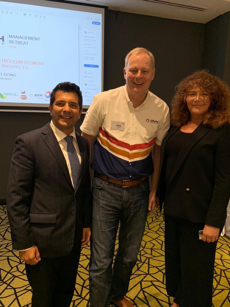 OVH training with their CEO, Hubb Stokman