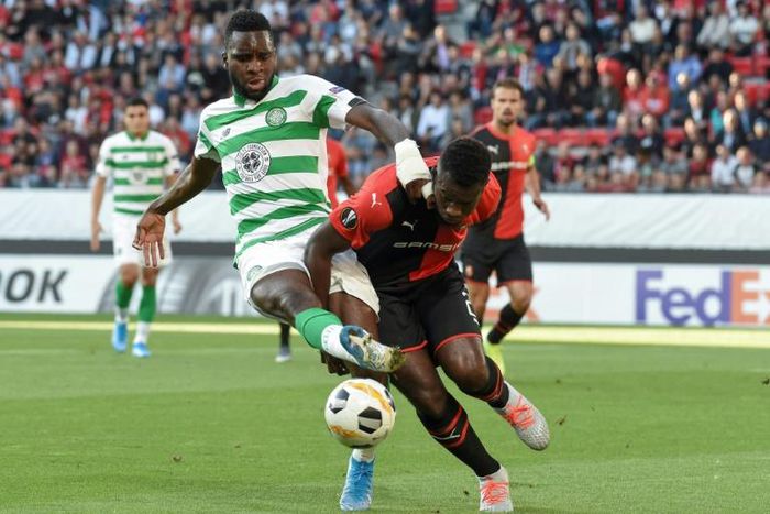 Odsonne Edouard (left) scored twice in Celtic's 3-1 win over Kilmarnock