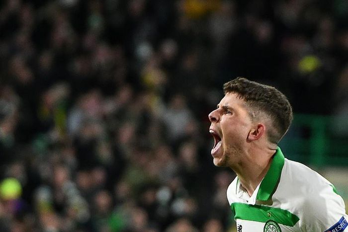 Celtic's Ryan Christie scored twice against Ross County