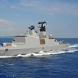 A Lafayette-class frigate of the Taiwan navy taking part in an exercise off the southern naval base of Tsoying in 2014