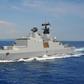 A Lafayette-class frigate of the Taiwan navy taking part in an exercise off the southern naval base of Tsoying in 2014