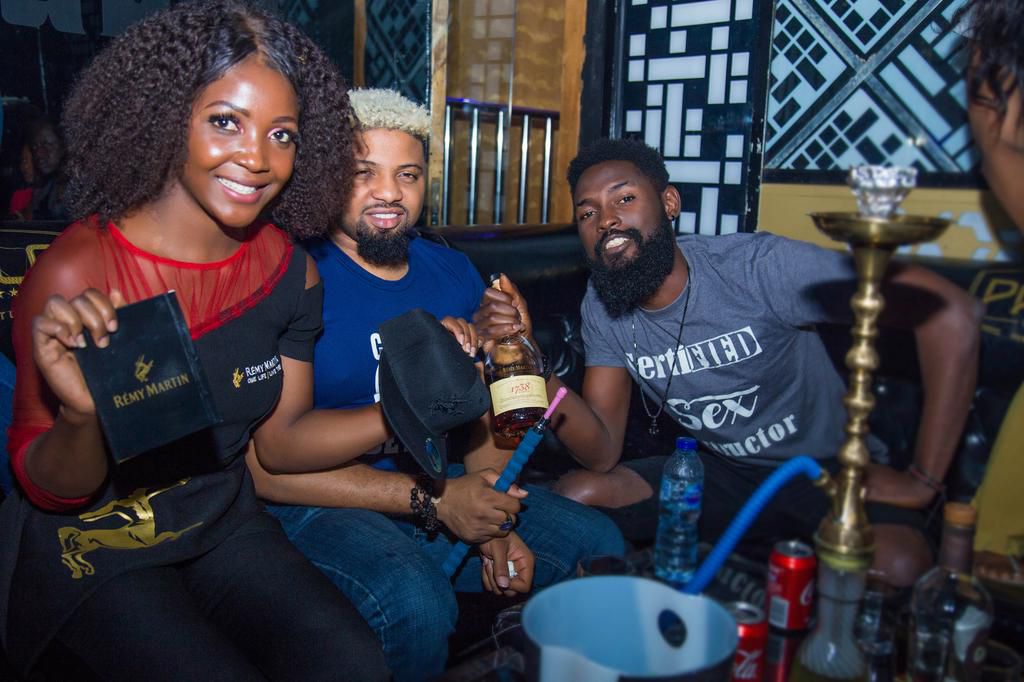 Burna Boy, Tiwa Savage, Dammy Krane and others party at The Club with Remy Martin in Lagos