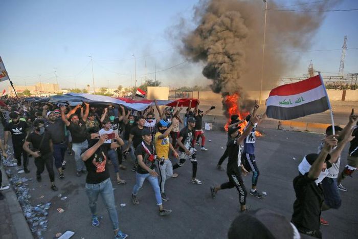 The mainly young, male protesters who have thronged Iraqi streets for four straight days have been demanding jobs, improved public services and an end to the corruption they say has overwhelmed the political system
