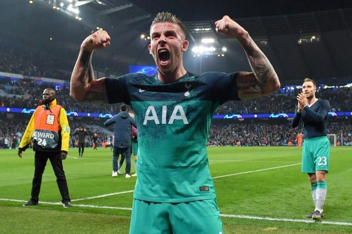 Muscled out: Manchester City are seeking revenge for their Champions League quarter-final exit to Tottenham last season