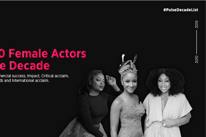 Several Nollywood female actors distinguished themselves in the decade but 10 remain unique with their role interpretations