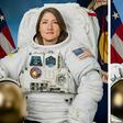Christina Koch (left) is leading Jessica Meir, , who is making her first ever spacewalk