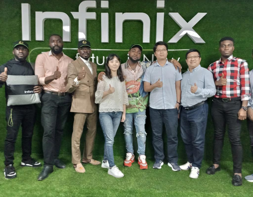 Infinix mobility plays host to afro pop superstar Davido