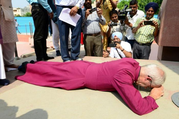 Archbishop of Canterbury Justin Welby paid tribute to the hundreds of people killed at Amritsar in 1919