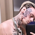 Aaron Carter Got a Really Big Face Tattoo