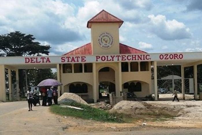 Delta poly burns 5,000 face caps seized from students, bans its use on campus. [independent]