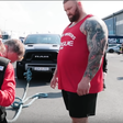Watch The Mountain's Wife Pull a Truck