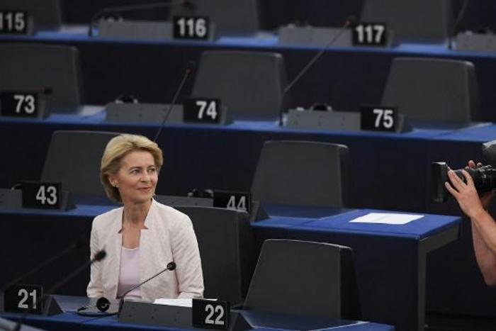 Von der Leyen has been criticised by rights groups and some European lawmakers over the title