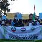 Labour unions protest over minimum wage (HallaNaija Blog)