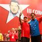 Hugo Carvajal, left, served as military intelligence chief under the late Venezuelan leader Hugo Chavez