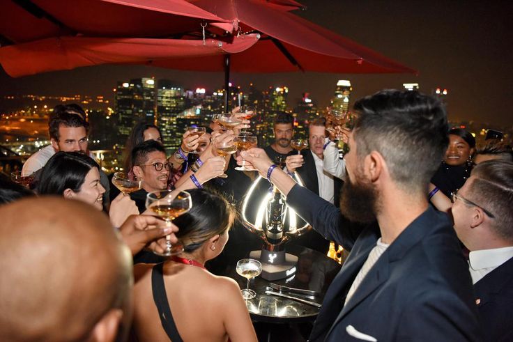 Adebola Williams & Edmund Olotu attend the global launch of Glenfiddich Grand Cru in Singapore