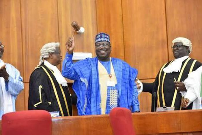 President of the Senate, Dr. Ahmad Lawan. [Twitter/@SPNigeria]