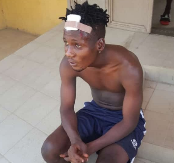 The player, who got injured during the attack. (TheCable)