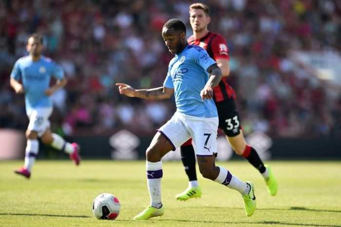 Manchester City's Raheem Sterling isn't ready to be ranked with Lionel Messi and Cristiano Ronaldo