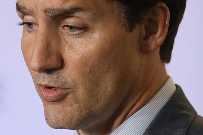 Canada's Prime Minister Justin Trudeau faces tough elections October 21, his popularity dragged down by an ethics scancal