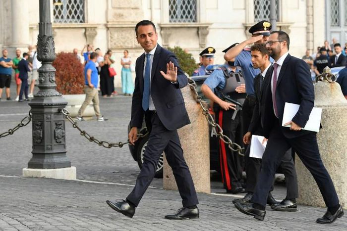 The Five Star Movement's current leader, Luigi Di Maio, has taken a less contrarian, more pragmatic line, leading the party into government coalitions