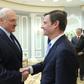Belarusian President Alexander Lukashenko meets with US Undersecretary for Political Affairs David Hale in Minsk on September 17