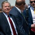 US Senator Lindsey Graham, seen here in August 2019, has sharply criticized President Donald Trump on Syria