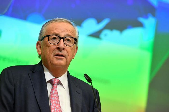 The EU has said it's time for accession talks with North Macedonia and Albania; pictured European Commission President Jean-Claude Juncker on September 27, 2019