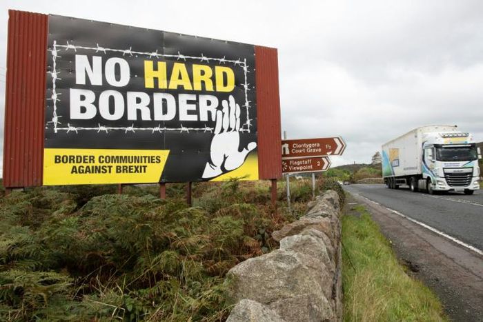 The border between the Republic of Ireland and the British province of Northern Ireland was once a frontier of violence in the 30 years of sectarian strife known as "the Troubles"