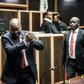 Former South African president Jacob Zuma, pictured Friday at the High Court