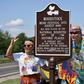 The original site of the 1969 Woodstock festival is becoming a sea of tie-dye and peace signs once more, as one-time festivalgoers celebrate the 50th anniversary of the pop culture milestone