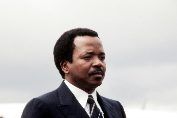 Cameroonian President Paul Biya, pictured June 21, 1983, has said he plans to open a major "national dialogue" this month in a bid to end the conflict between security forces and armed separatists from the anglophone minority in the west
