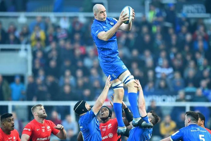 Leinster's Irish lock Devin Toner