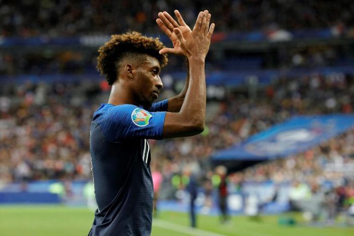Kingsley Coman scored twice to ensure France top Group H in Euro 2020 qualifying