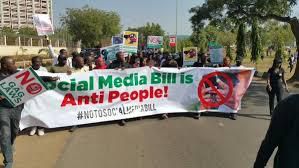 Nigerians rally against Social media bill (AITonline)