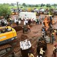 Workers used an oil drill to dig a hole parallel to the well, but the rig broke down around 10 metres (33 feet) from the boy because of the rocky ground