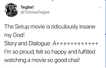 Ebuka Obi Uchendu, Chidi Okereke, Daniel Ademinokan give a thumbs up to the set-up movie breaking the Nollywood status quo!