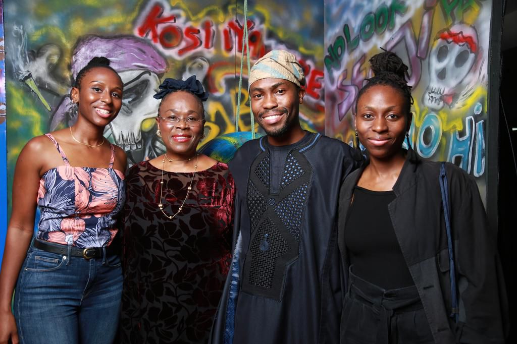 Frank Donga, Lasisi Elenu, Ayoola Ayolola, Enado Odigie, Omotunde Adebowale and more spotted at the "Three Thieves" movie premiere