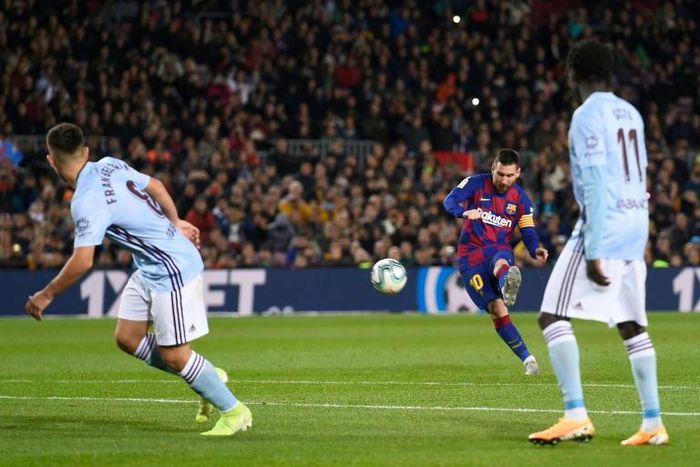 Lionel Messi scored a hat-trick as Barcelona beat Celta Vigo 4-1 on Saturday