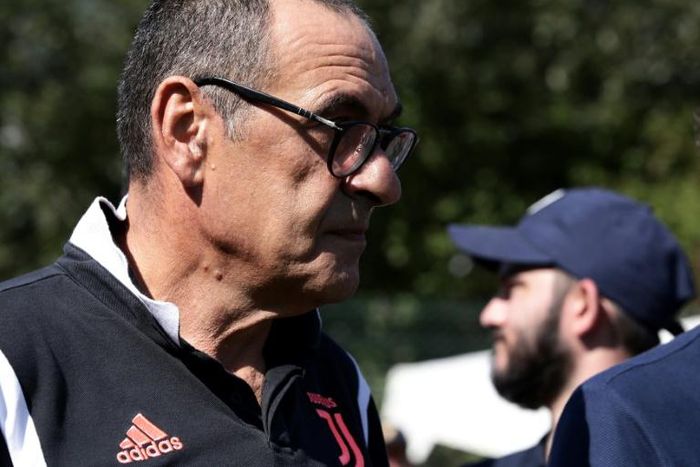 Maurizio Sarri missed Juventus's first two matches because of pneumonia