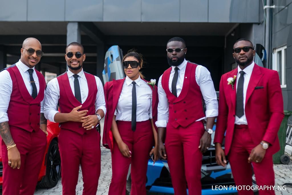 Stunning photos from nightlife king, Temidayo L. Kafaru (Lascatter's) top colourful wedding