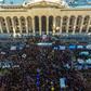 More than 20,000 demonstrators rallied outside the parliament building in Tbilisi urging the government to resign and calling for new legislative elections