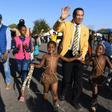 Botswana former president Ian Khama on Sunday threw his weight behind the opposition